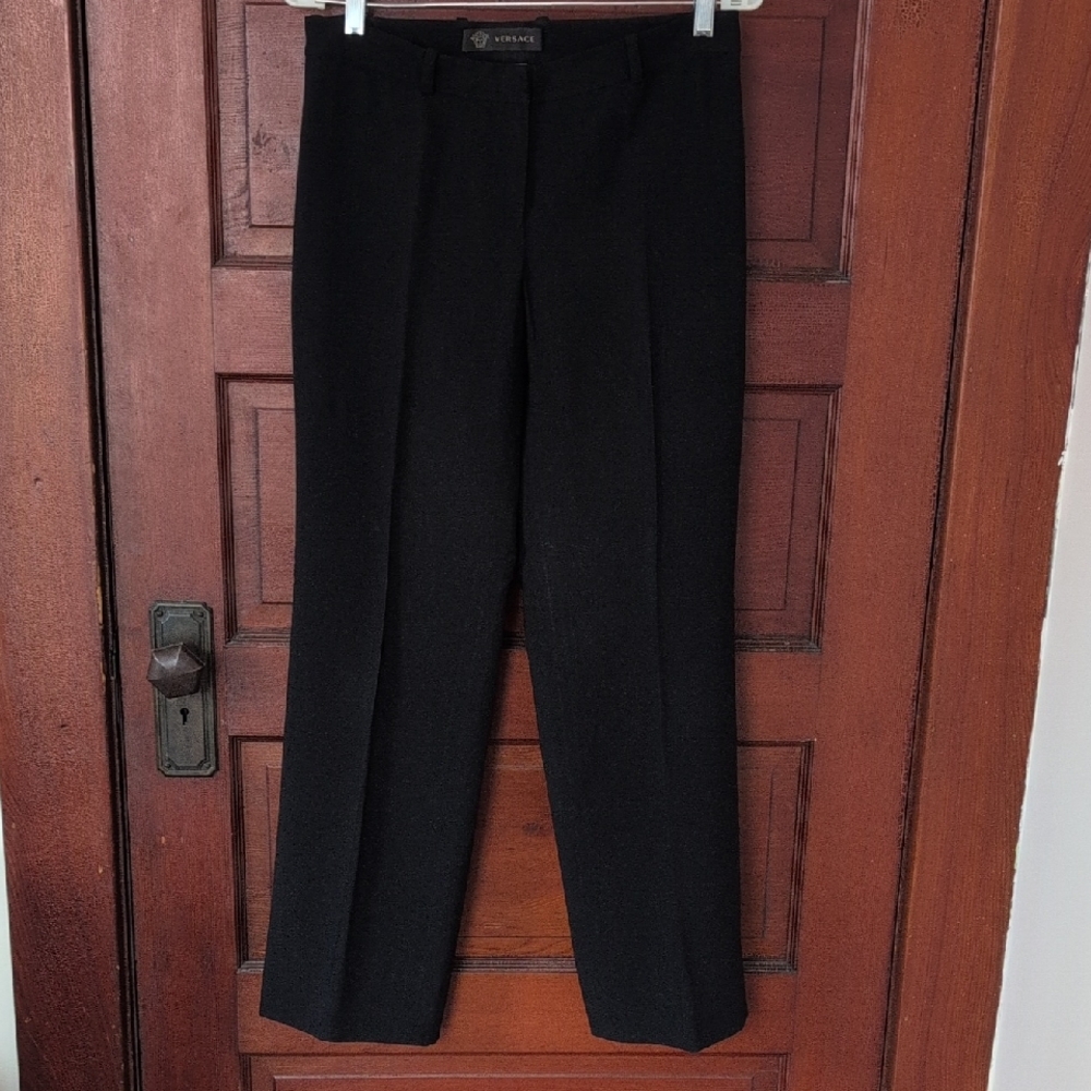 Versace Classic Black Trousers